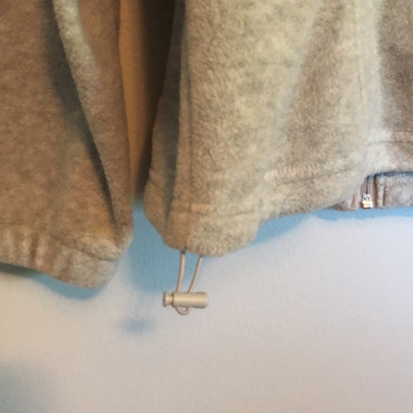 Columbia Fleece Jacket, zippered pockets, toggle waist, size XL, EUC - Picture 8 of 8